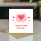 Valentines Card Boyfriend, Card For Him, Notification Card