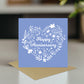 Happy Anniversary Card With Kraft Envelope Contemporary