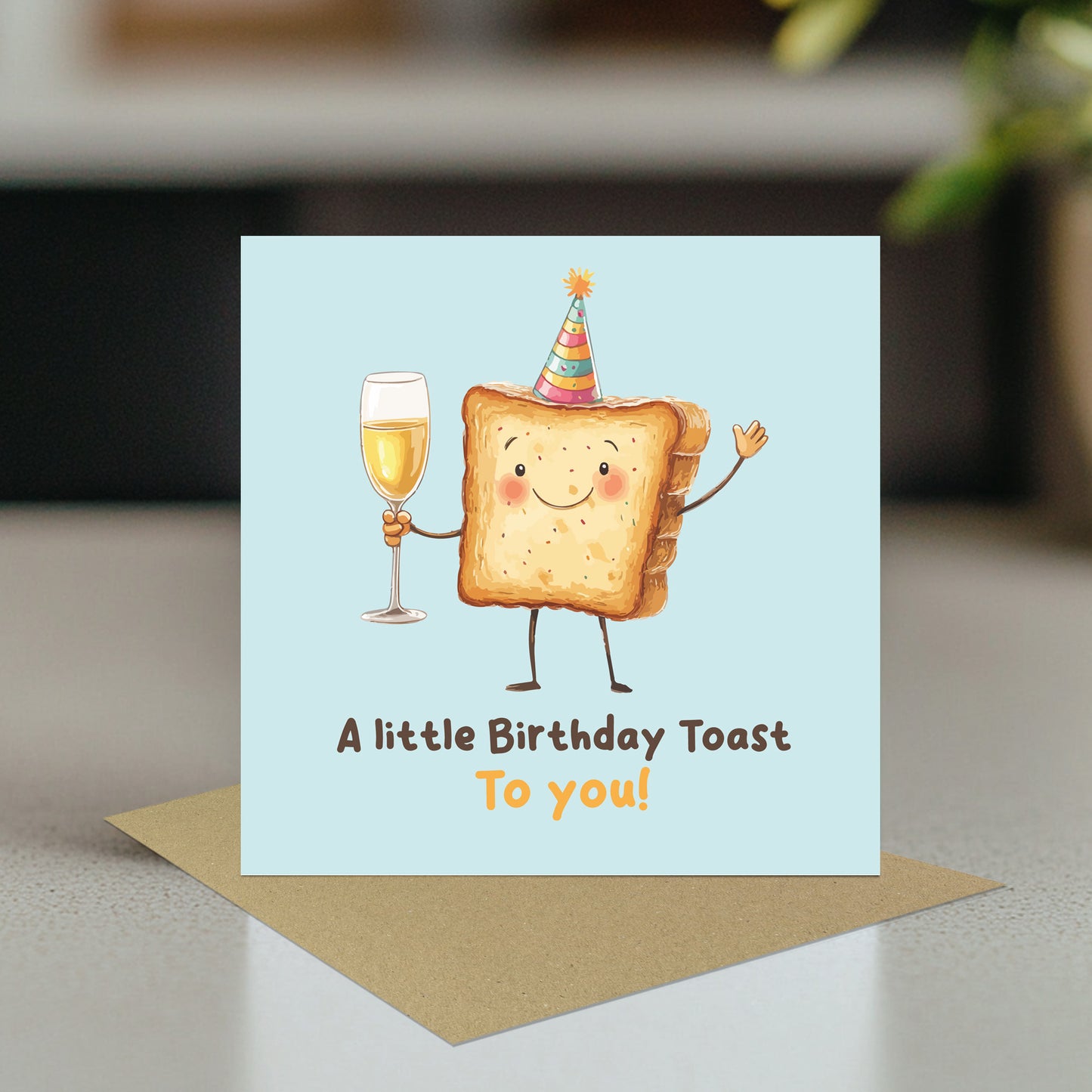 Novelty Birthday Card For Him Her Little Birthday Toast For Mum