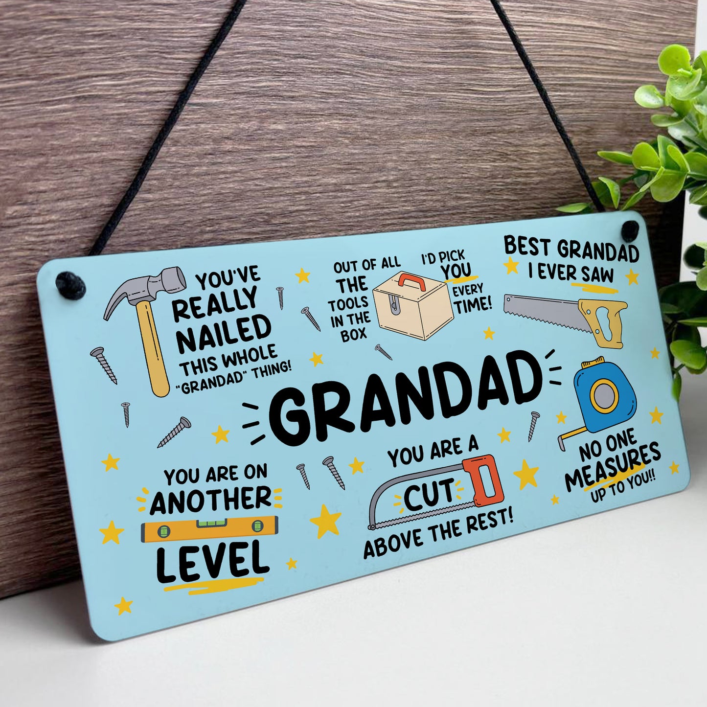 Fathers Day Birthday Gift For Grandad Funny Hammer Tools DIY