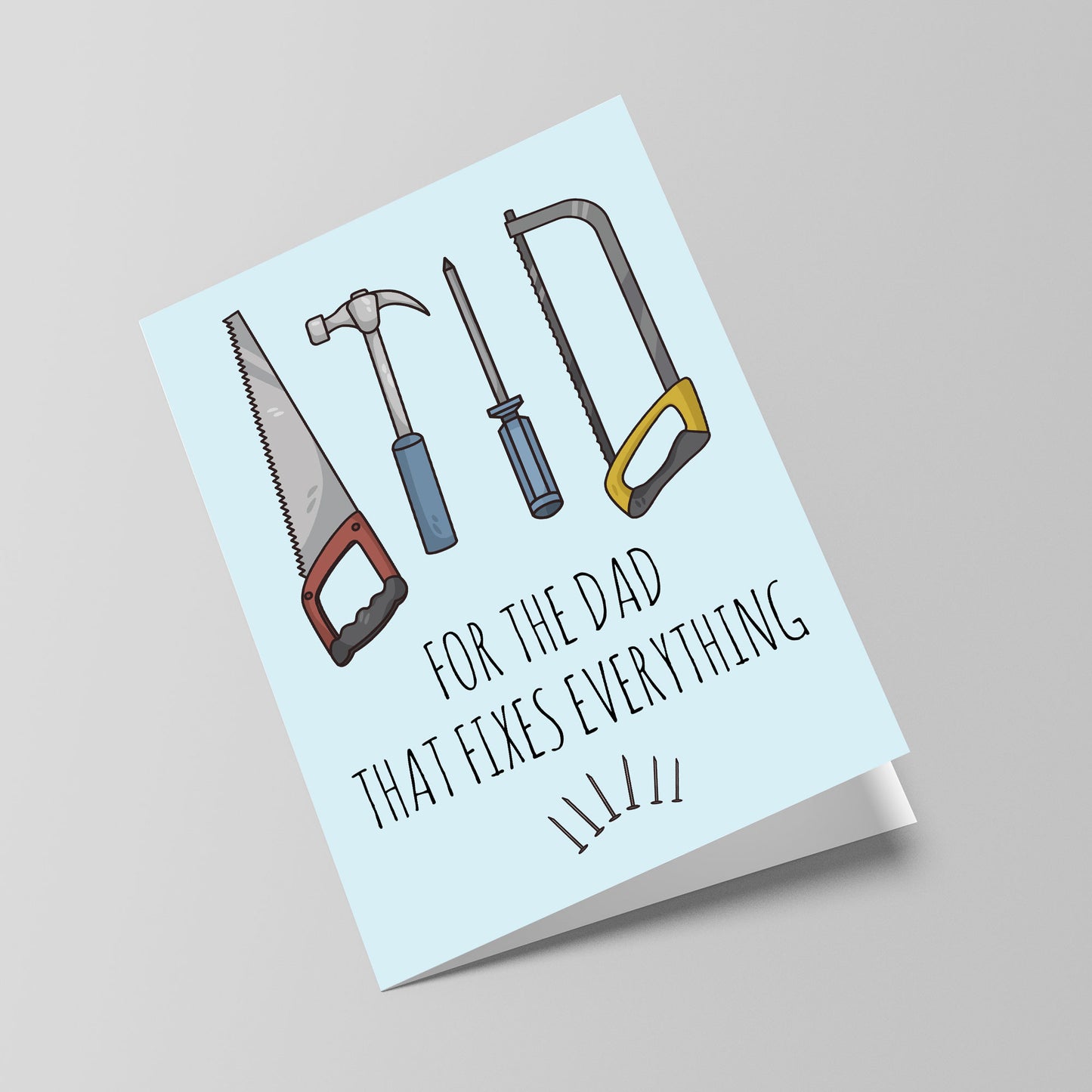 Funny Card For Dad Fathers Day Card With Envelope Dad Card