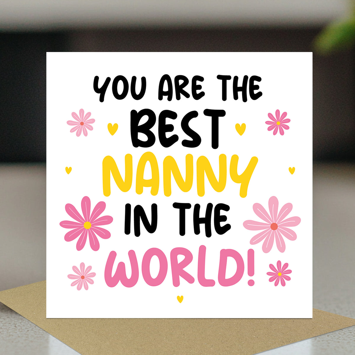 Card For Nanny Birthday Christmas Nanny Card From Grandchildren