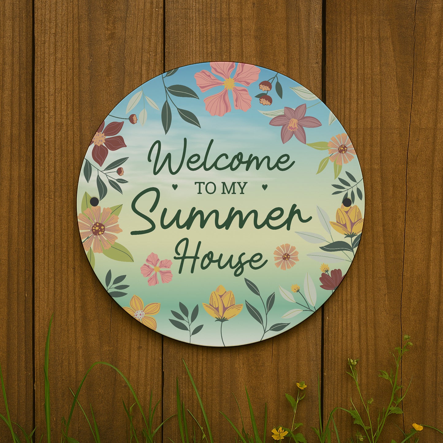 Novelty Garden Sign For Outside Welcome To My Summerhouse Sign