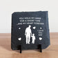 Dad Gifts From Son Father And Son Gift Slate Plaque Dad Son Gift