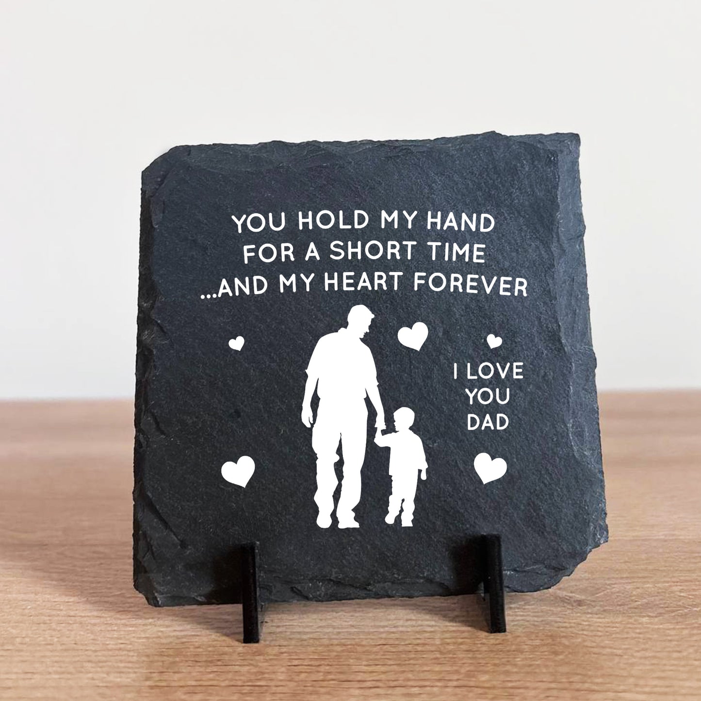 Dad Gifts From Son Father And Son Gift Slate Plaque Dad Son Gift