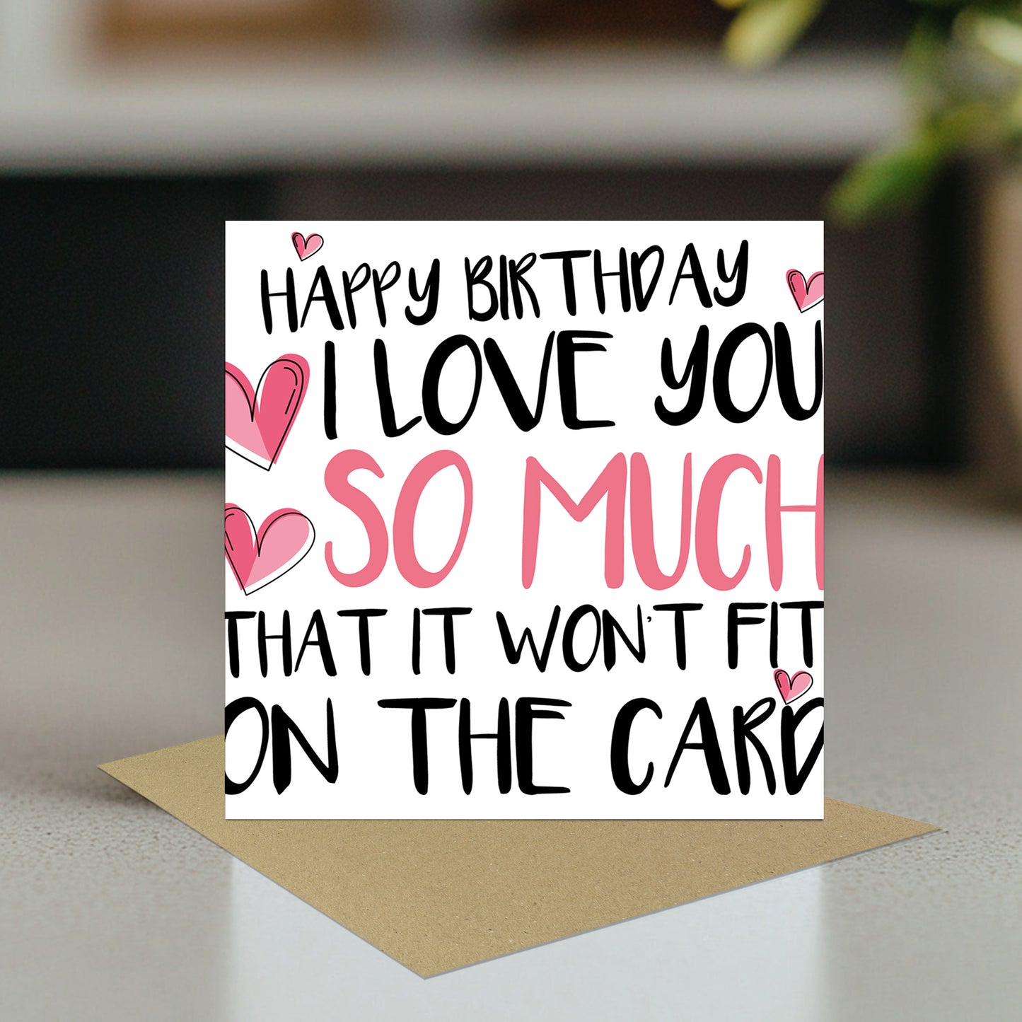 Happy Birthday Card For Her Mum Nan Friend Auntie With Envelope