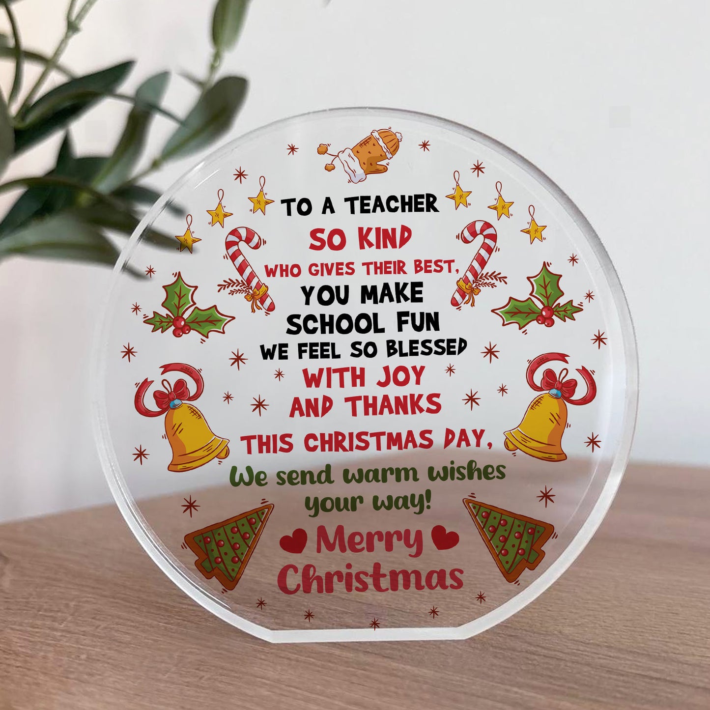 Thank You Gift For Christmas For Teacher Teaching Assistant