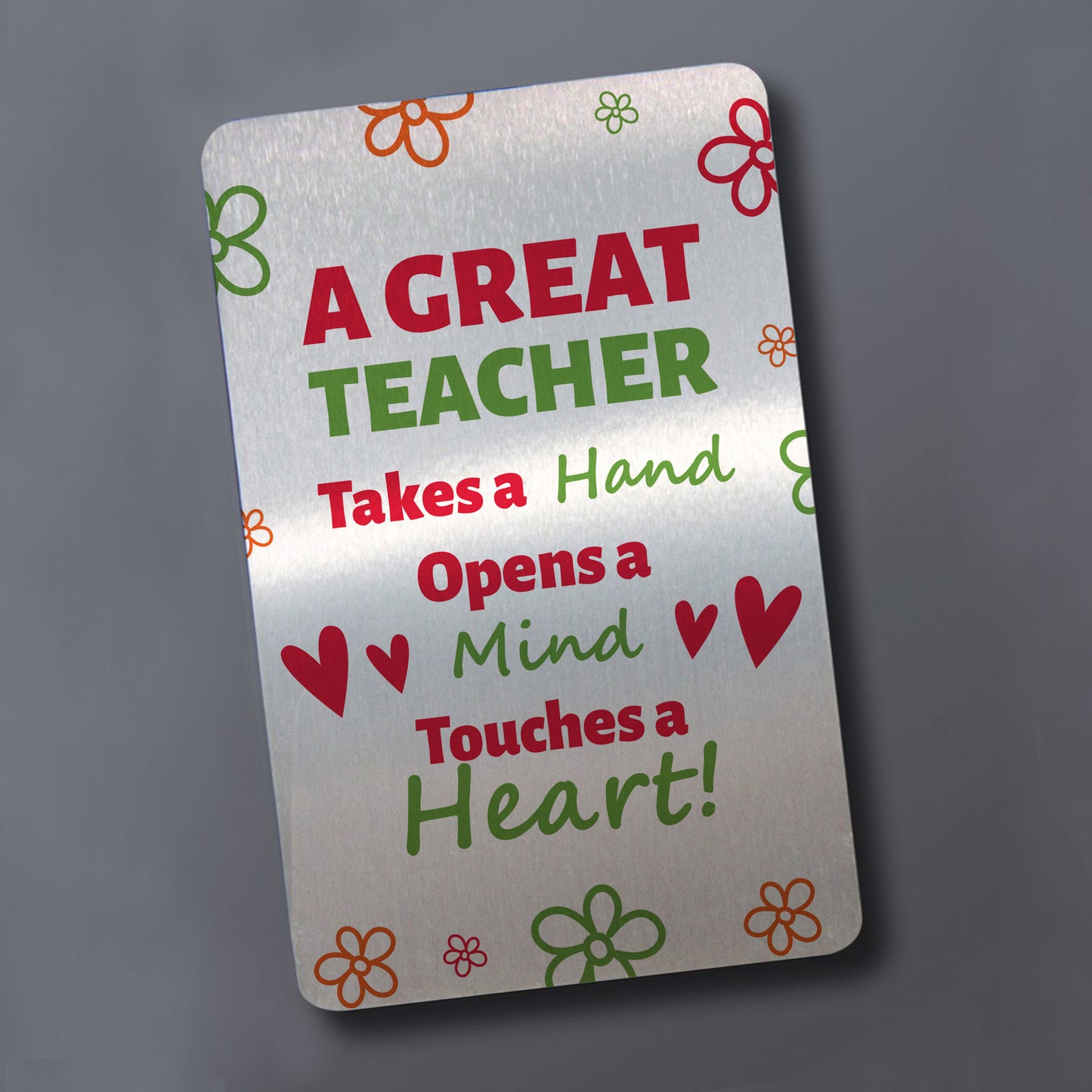 Teacher Appreciation Gifts Metal Card Thank You Gift For Teacher