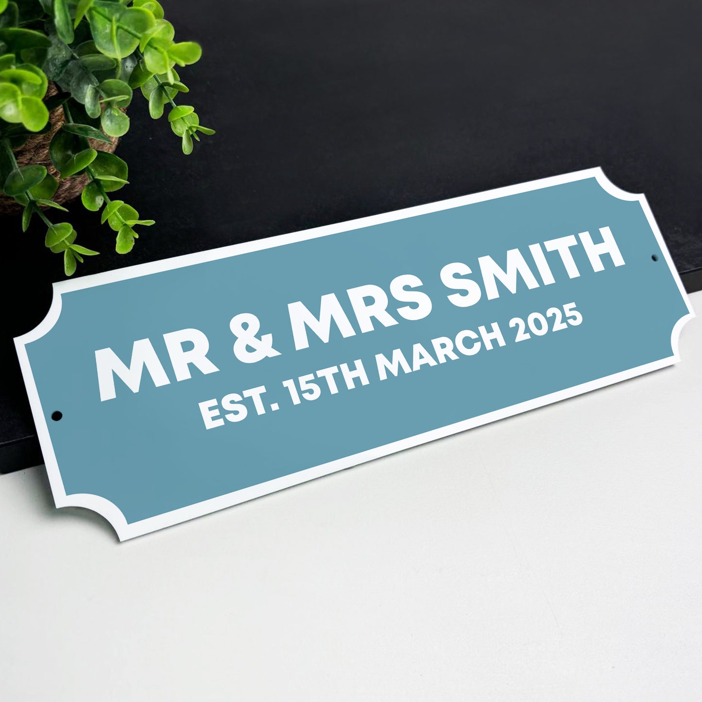 Personalised Street Sign Mr And Mrs Decoration Wedding Gift
