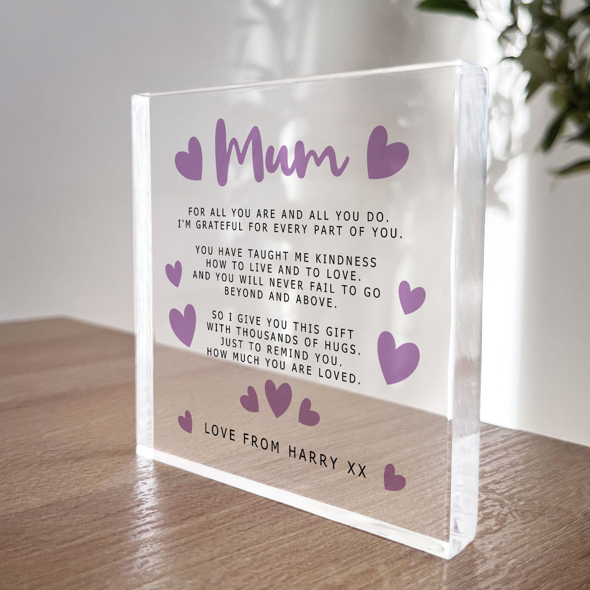 Personalised Gifts for Mum Birthday Gift from Daughter Son