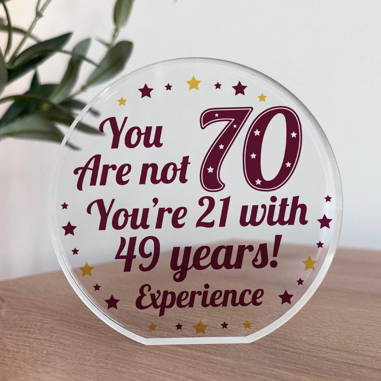 Funny 70th Birthday Gift For Men Women Joke Birthday Gift