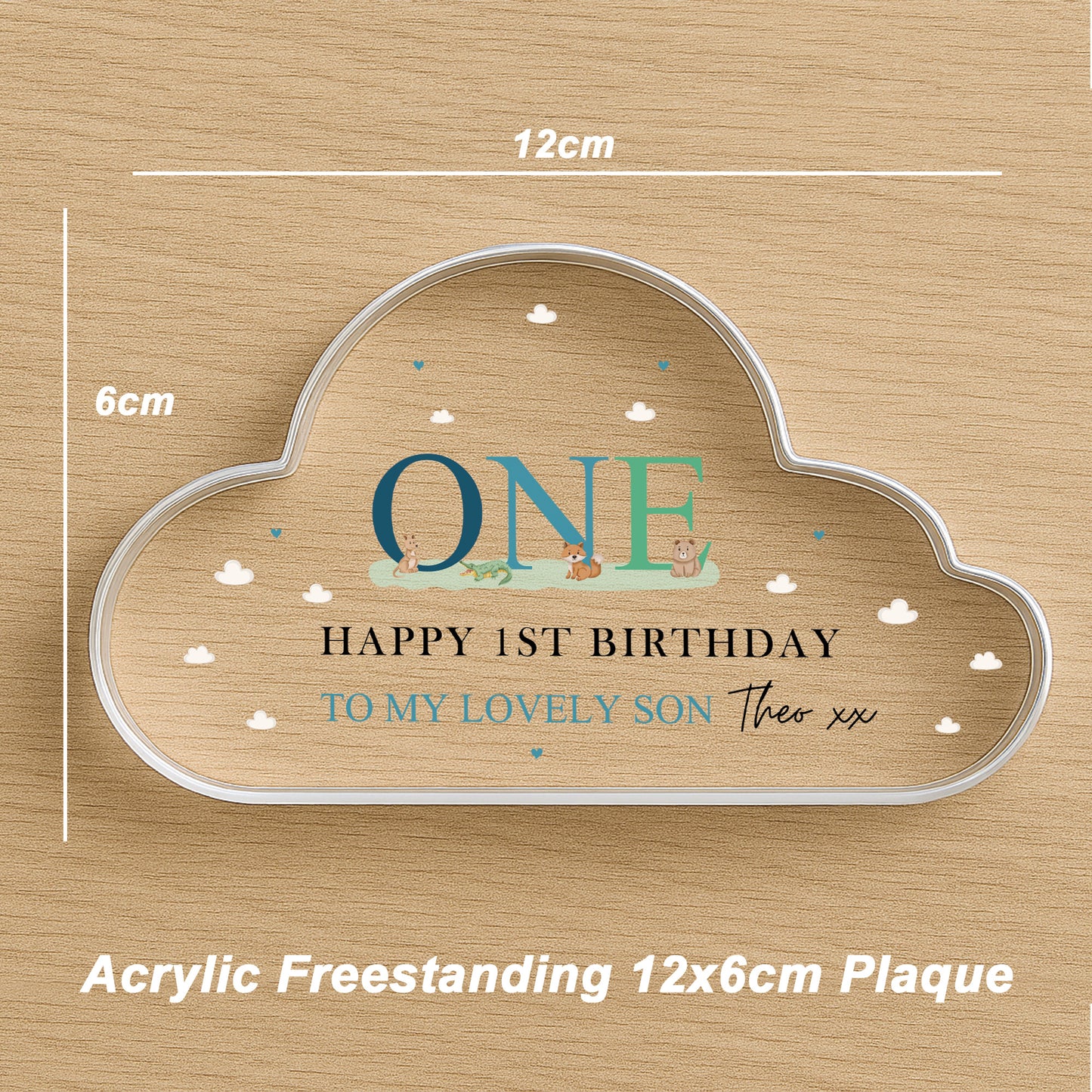 Happy 1st Birthday Gift For Son Personalised Nursery Decor