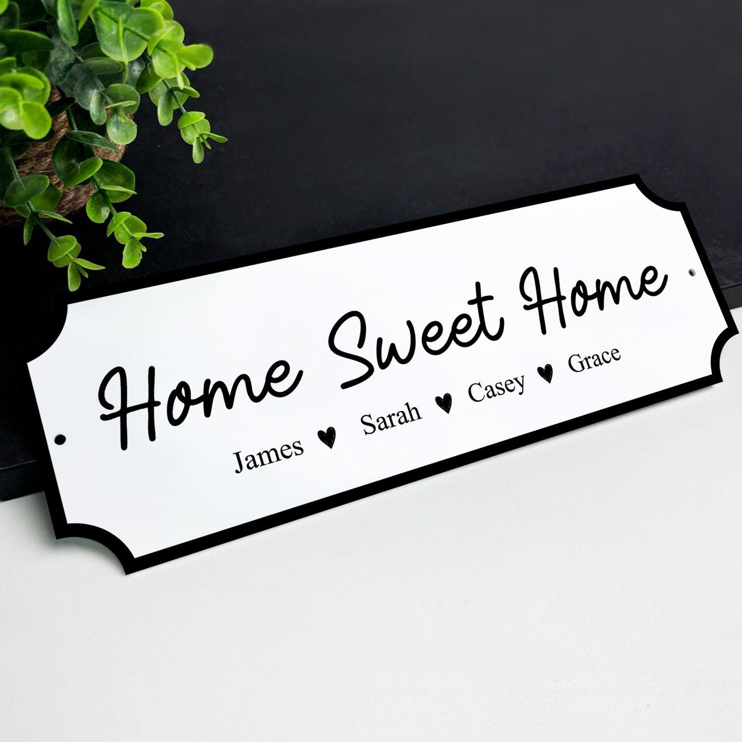 Personalised Street Sign Home Sweet Home Family Plaque New Home