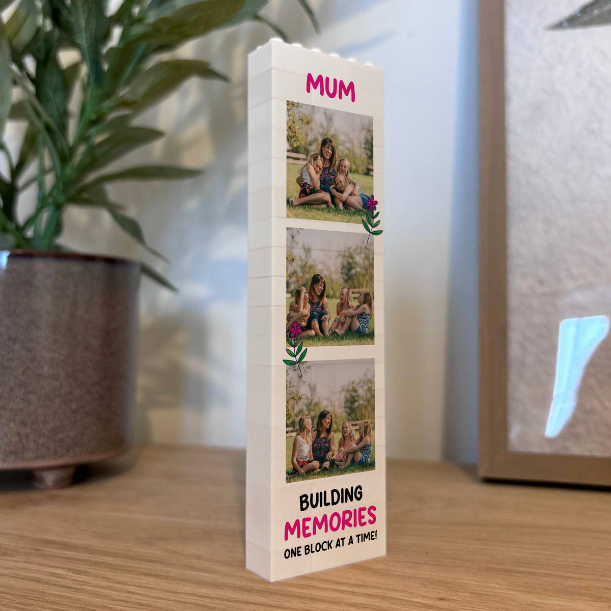 Mothers Day Gift Personalised Mum Gift Puzzle Photo Block