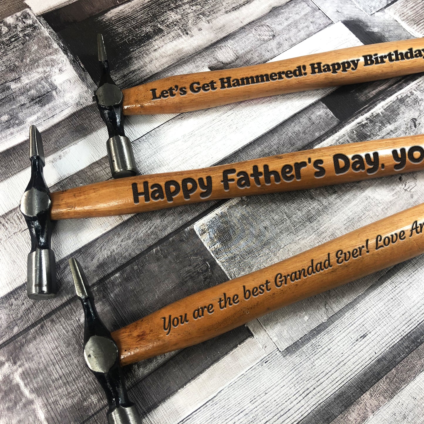 Joke Gift For Fathers Day You Nailed It Engraved Hammer Dad Gift