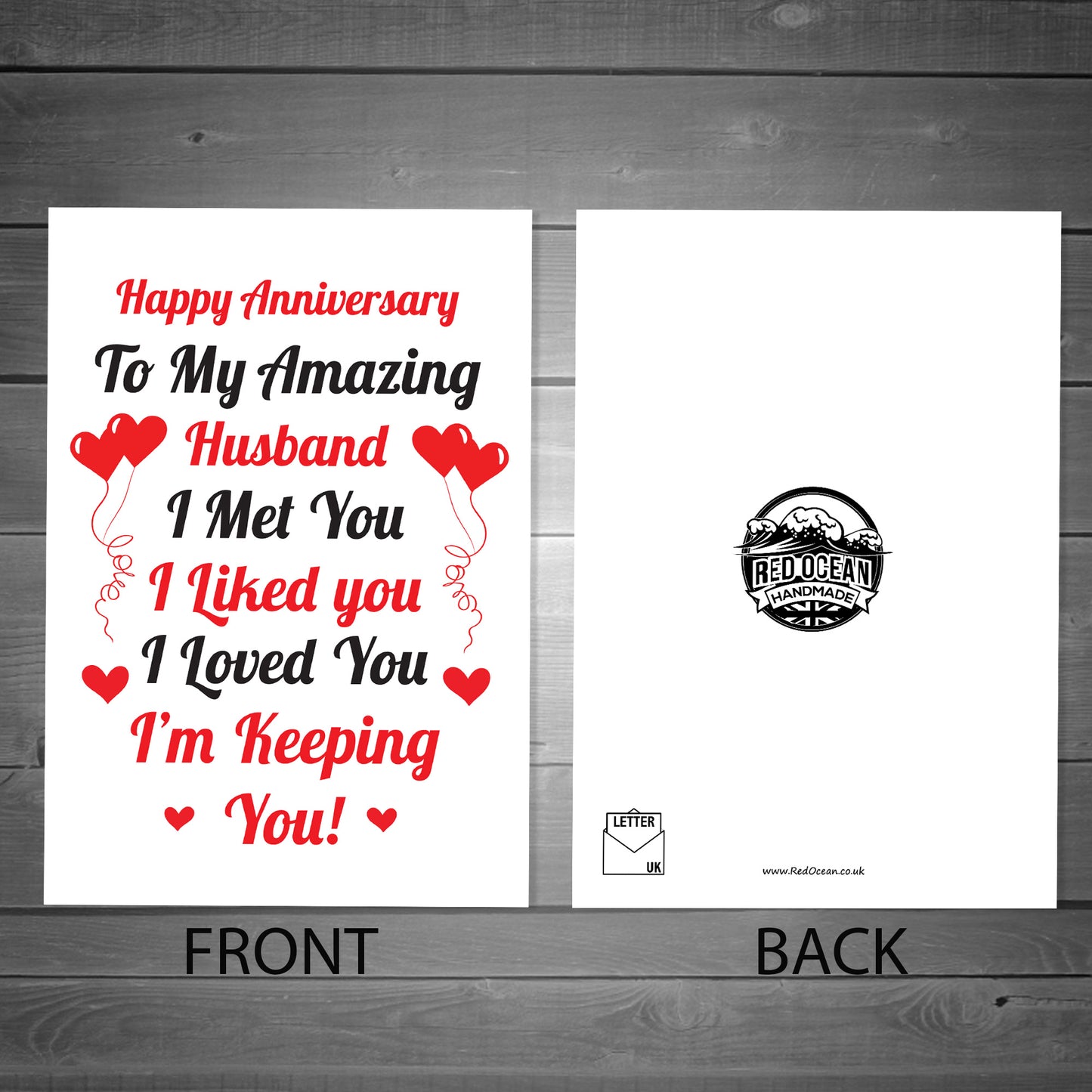 Anniversary Card For Husband Anniversary Cards For Him Thank You