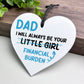 Funny Joke Dad Gift From Daughter Daddys Little Girl Plaque