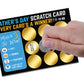 Scratch Card For Dad Gift for Dad Fathers Day Gift Novelty Card