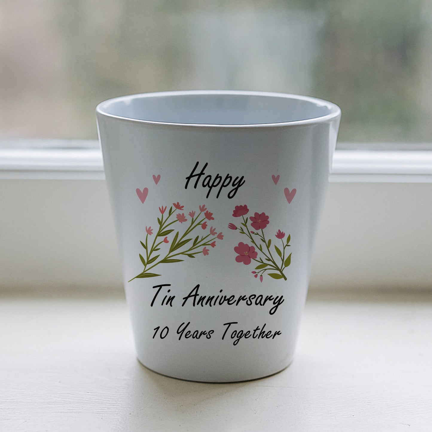 10th Wedding Anniversary Gifts For Wife Couple Gift Plant Pot