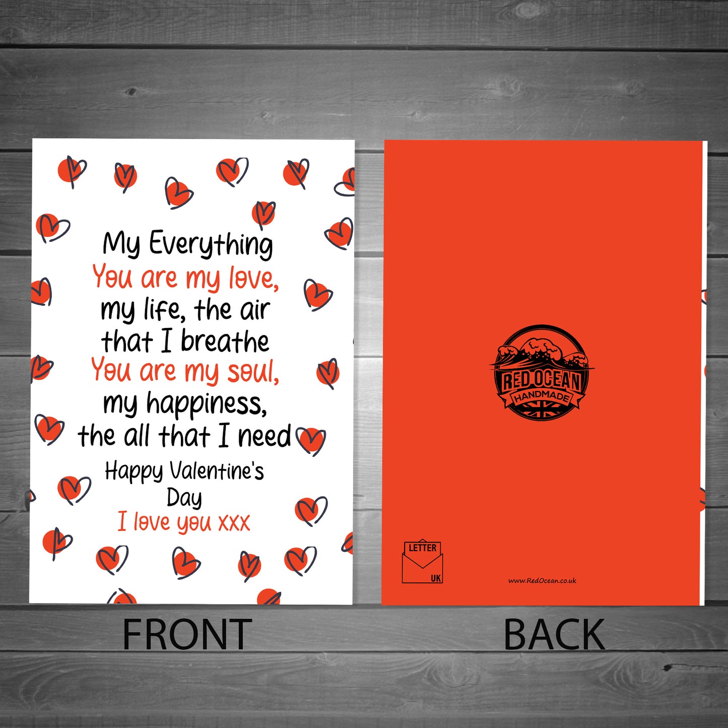VALENTINES Day Card Husband Boyfriend Girlfriend Wife FIANCÉ