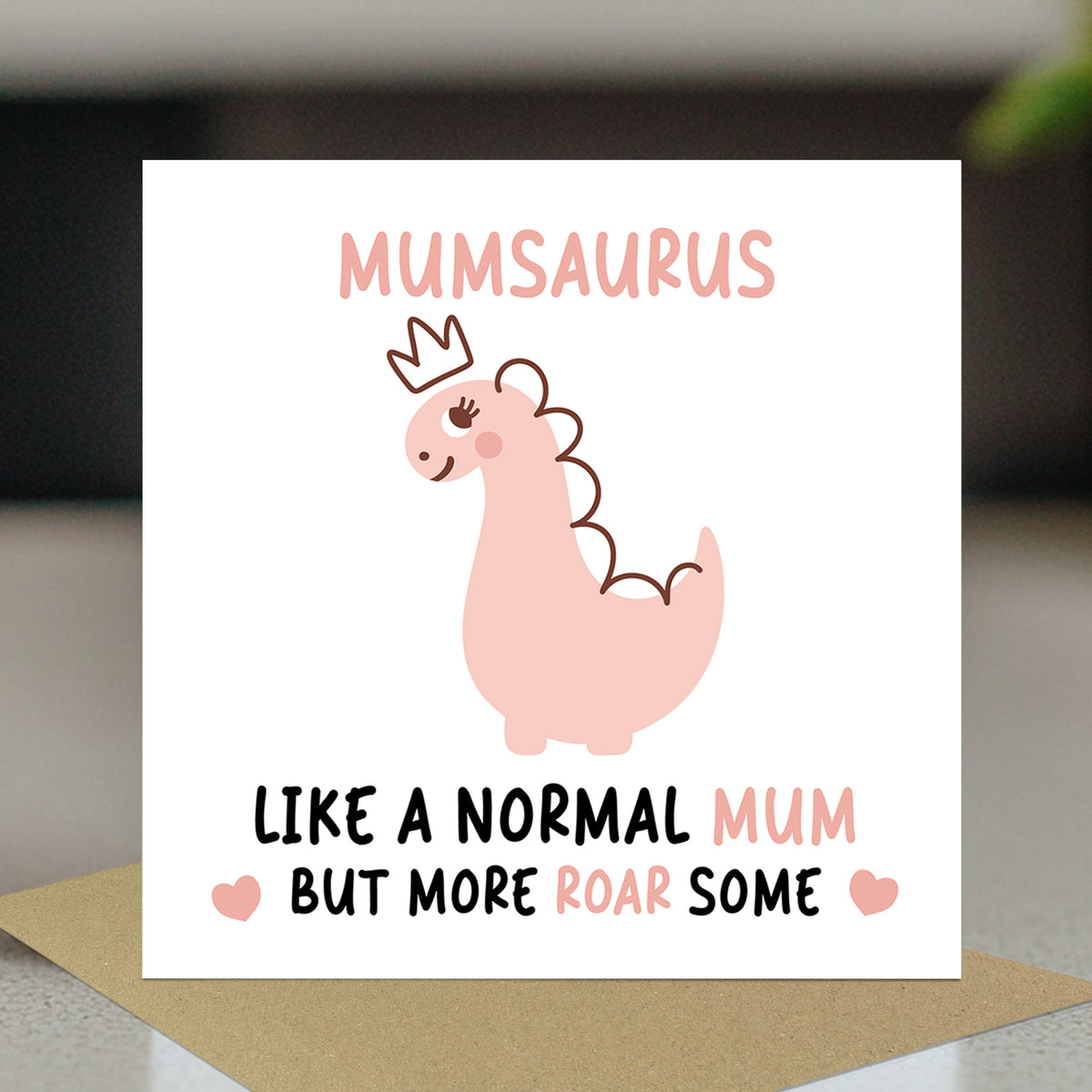 Mum Birthday Card for Her Mumsaurus Happy Birthday Mum Card