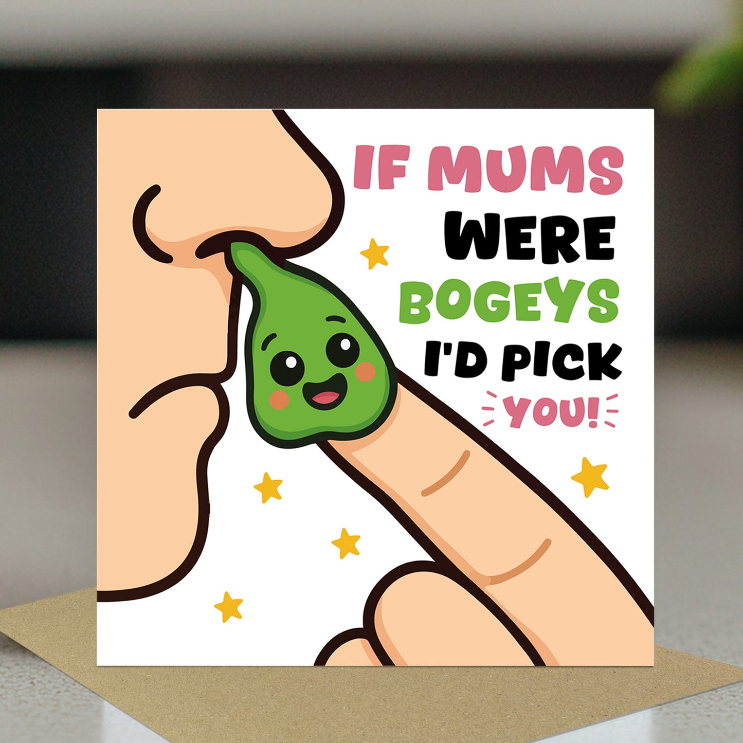 Funny Card For Mum For Birthday BOGEY ID PICK YOU Card
