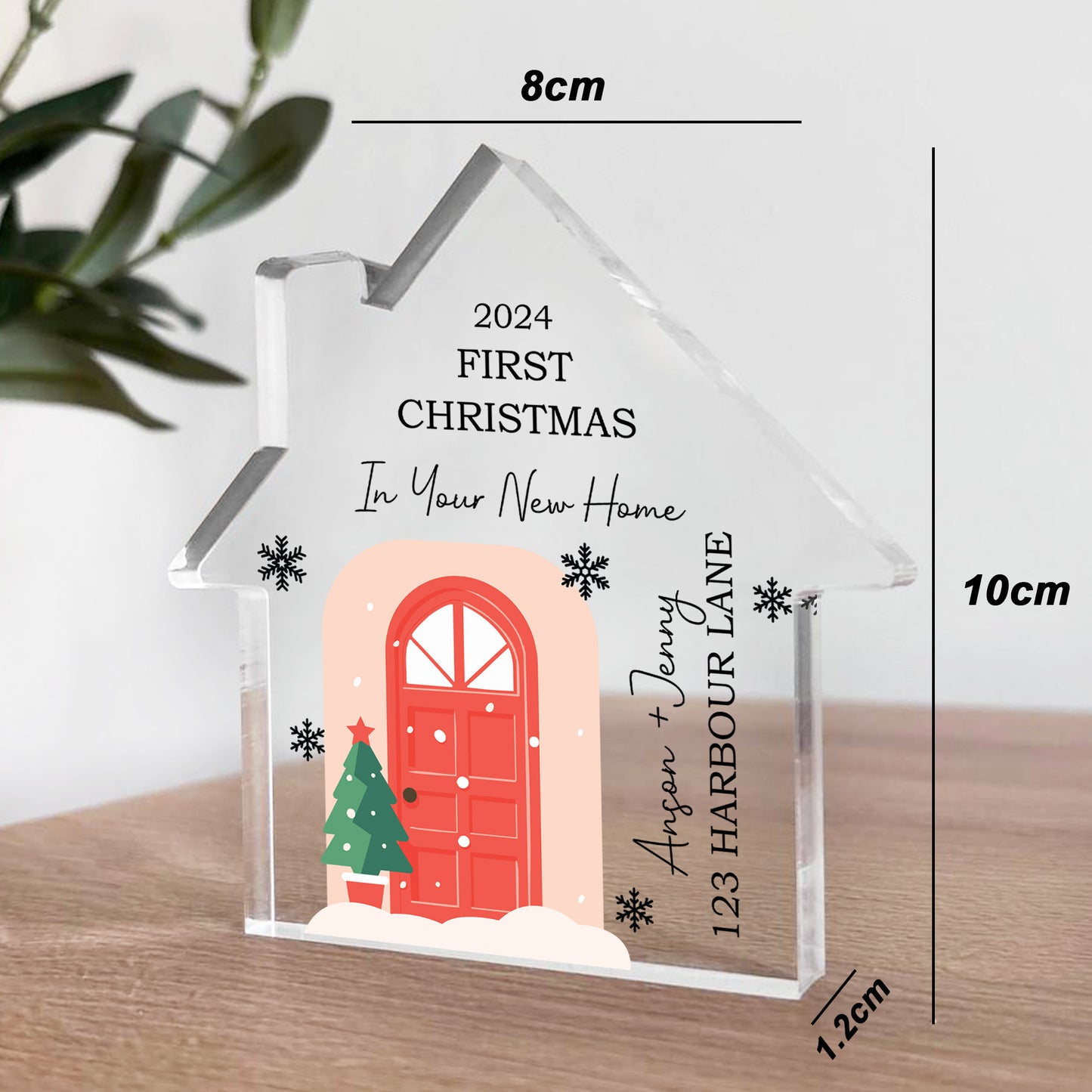 First Christmas in Your New Home Gift For Friends Family Couple
