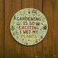 Garden Sign For Outdoor WET MY PLANTS Sign Wall Mounted Sign