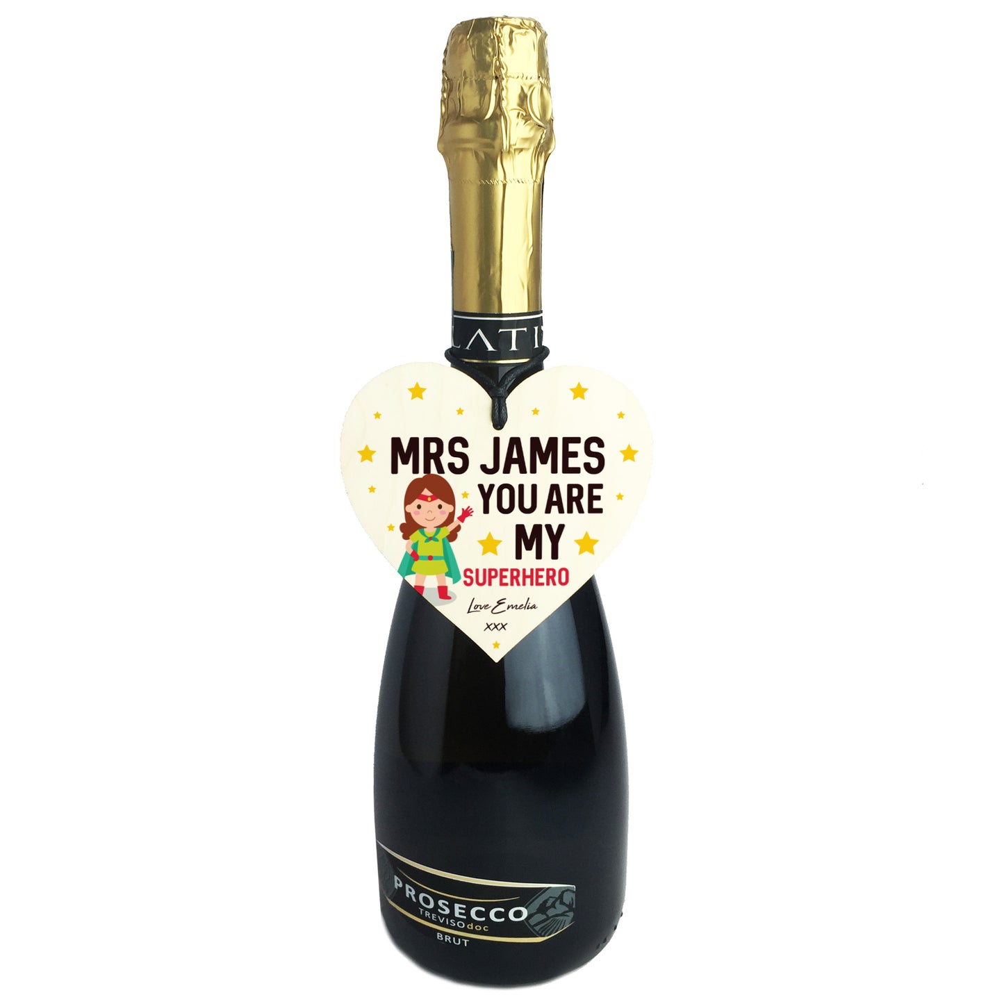 Personalised Teacher Gifts Wood Heart TA Appreciation Gifts