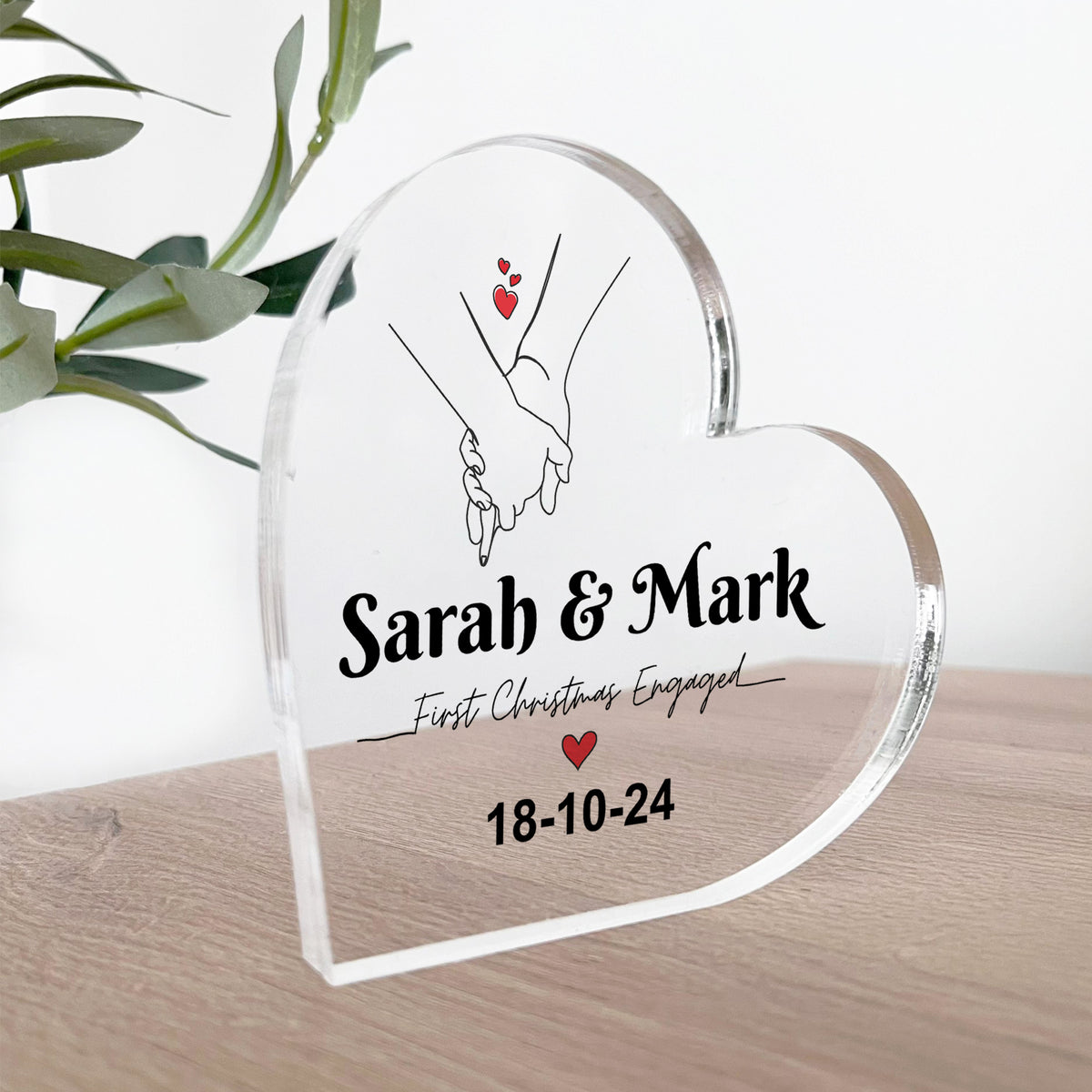 Personalised First Christmas Engaged Engagement Present
