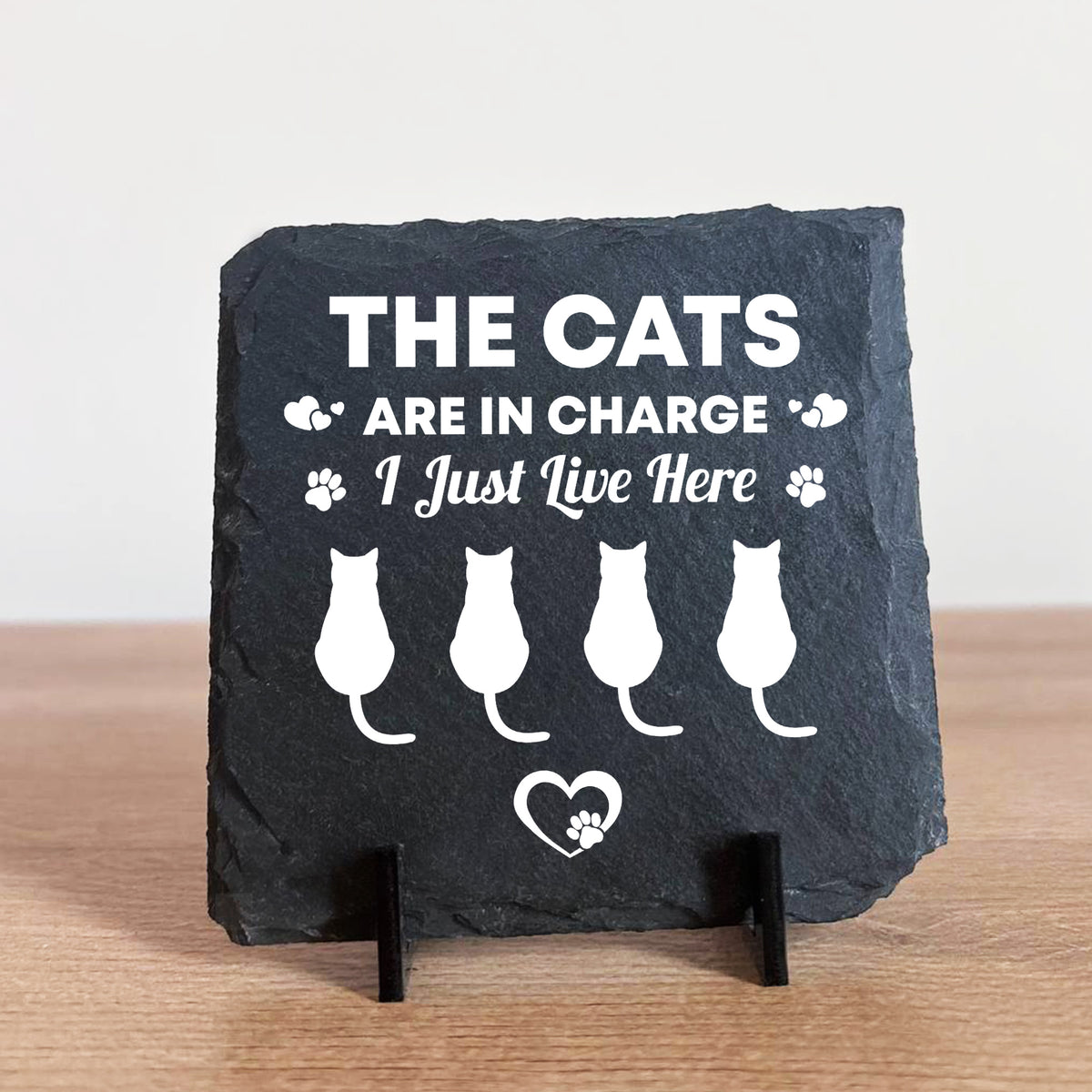 Funny Cat Slate Plaque Gift For Cat Owners Funny Pet Gifts