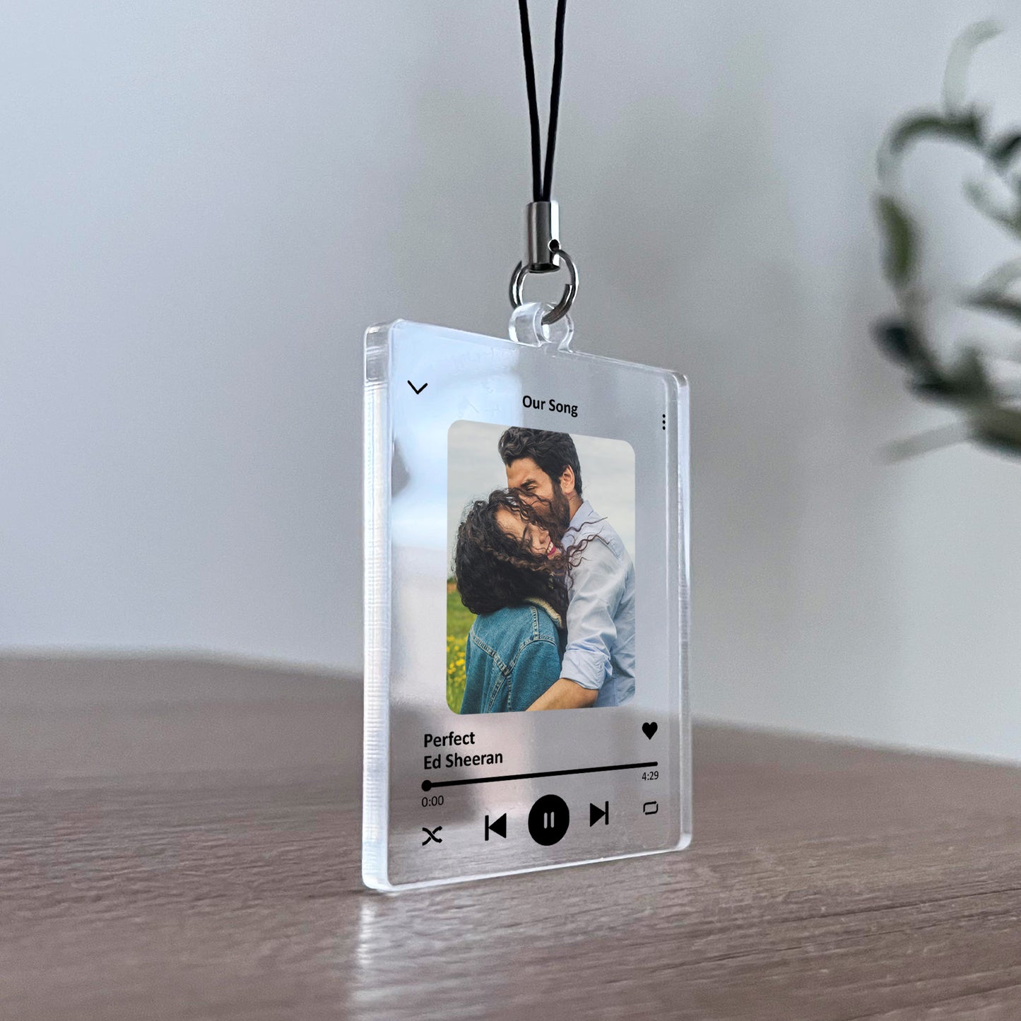 Personalised Our Song Keyring Anniversary Gifts Album Music