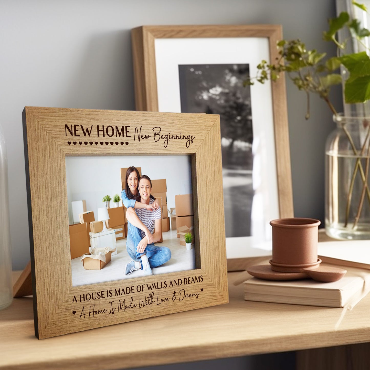 NEW HOME New Beginnings Photo Frame Gift For NEW HOME FIRST HOME