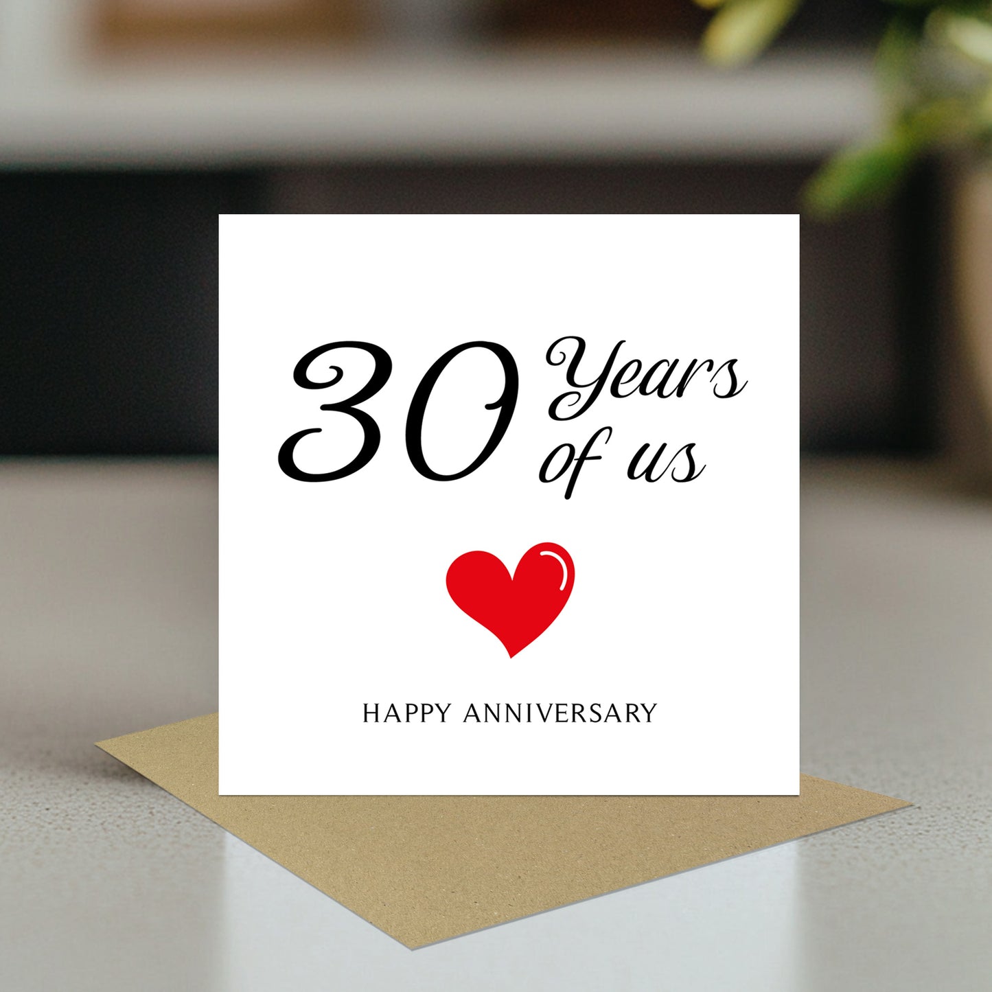 30th Anniversary Card For Husband Wife Grandparents