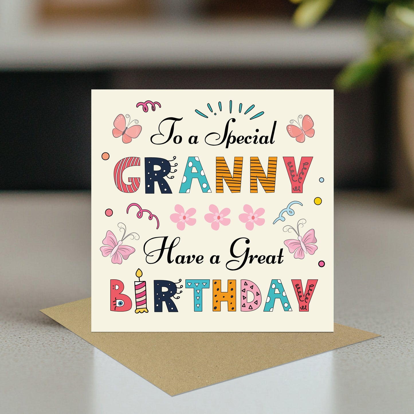 Granny Birthday Card Happy Birthday Card For Grandma Granny