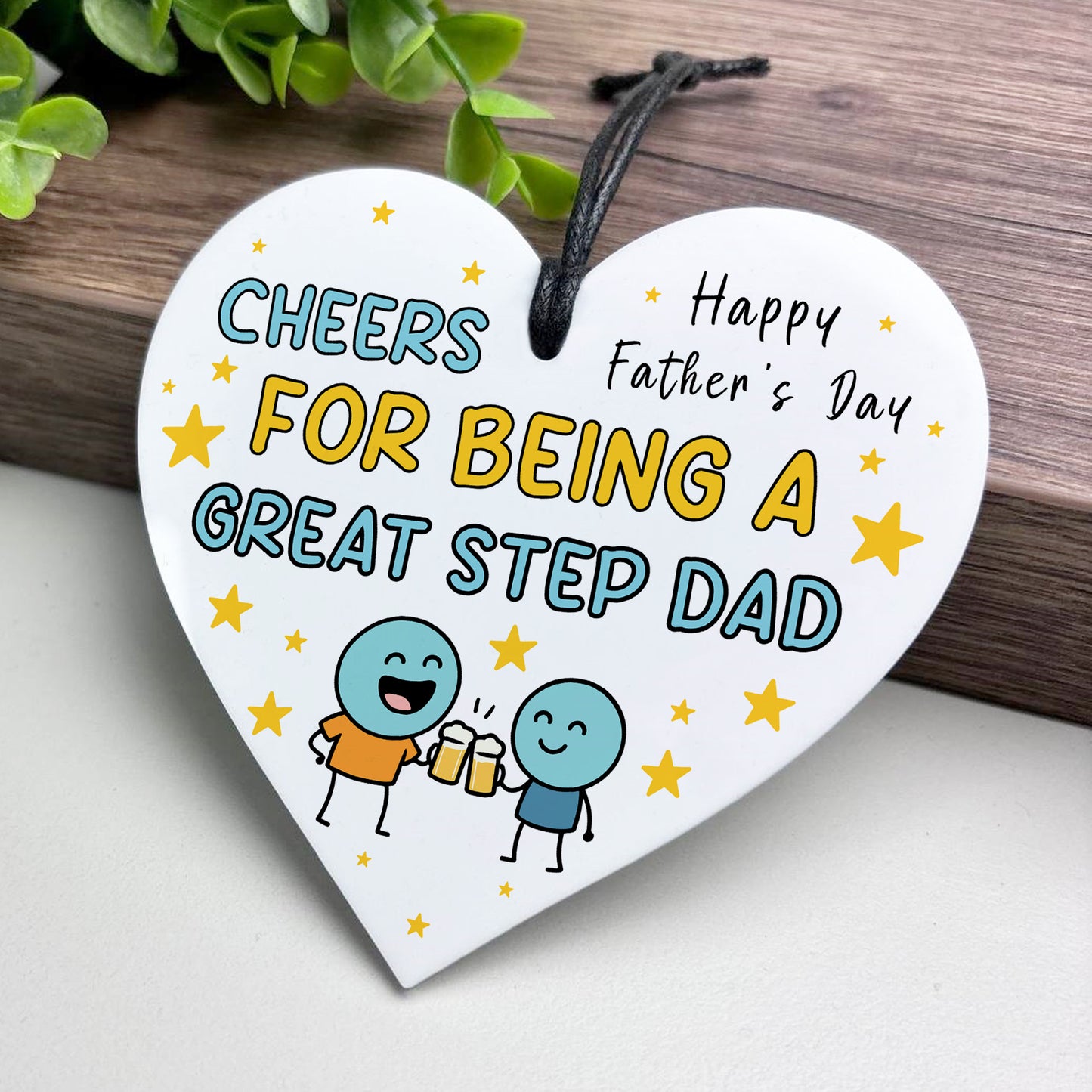 Cheers For Being A Great Step Dad Funny Fathers Day Gift