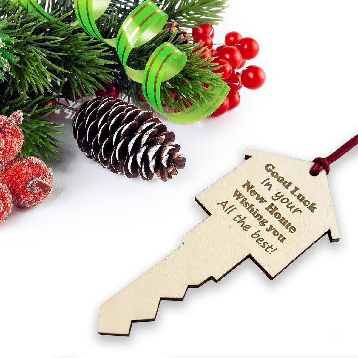 New Home Good Luck Gifts Christmas Tree Decorations Couple