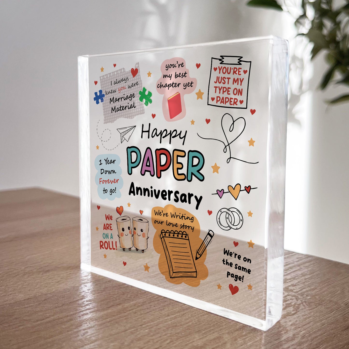 1st Anniversary Gift For Paper Anniversary Gifts For Husband