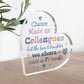 Funny Gift For Colleague For Biirthday Christmas Acrylic Plaque