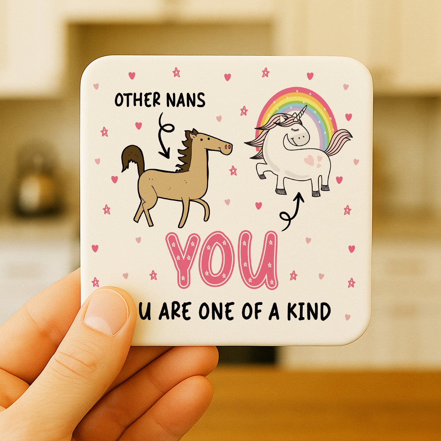 Nan Gifts For Birthday Christmas NAN COASTER One Of A Kind