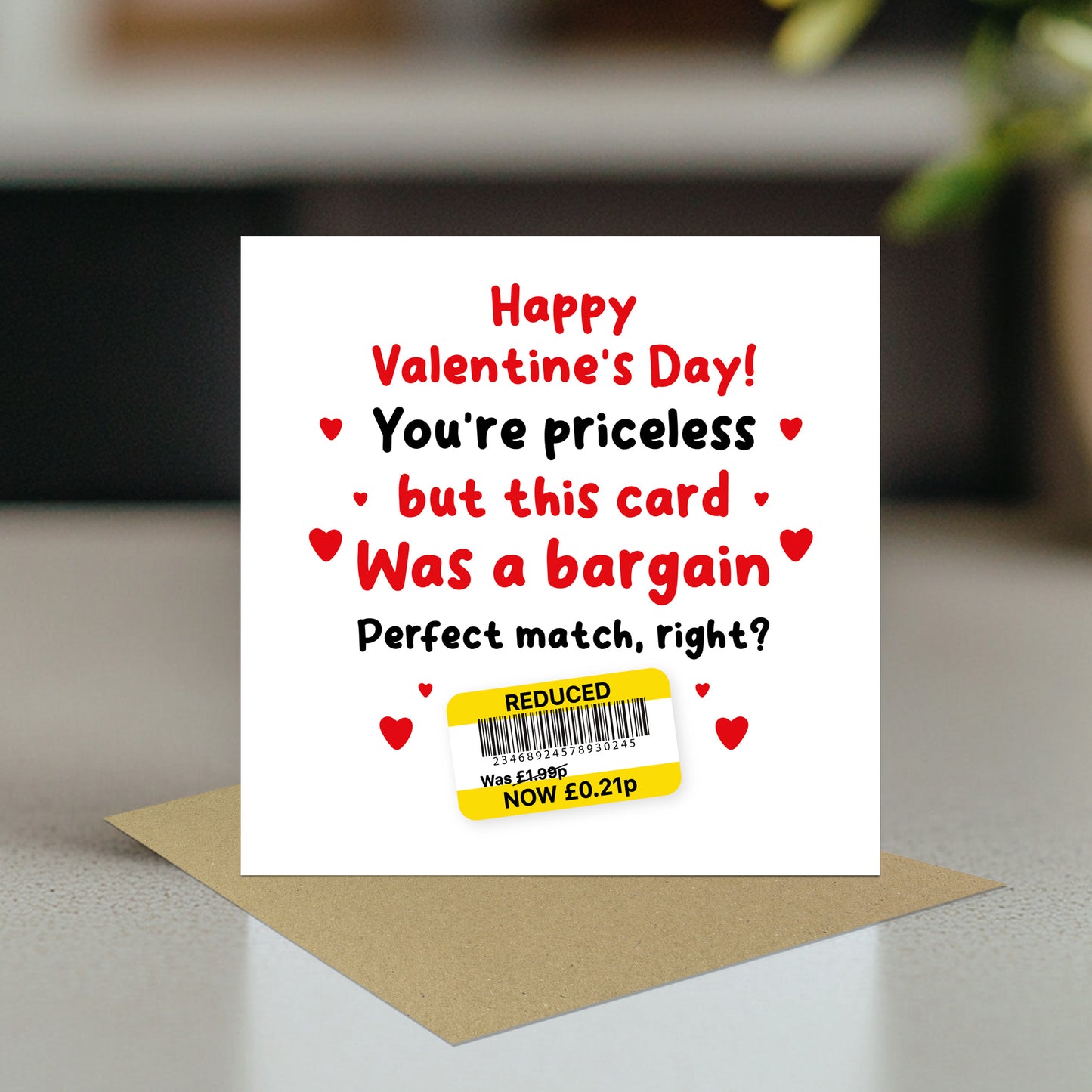 Joke Valentines Day Card For Boyfriend Girlfriend Funny Reduced