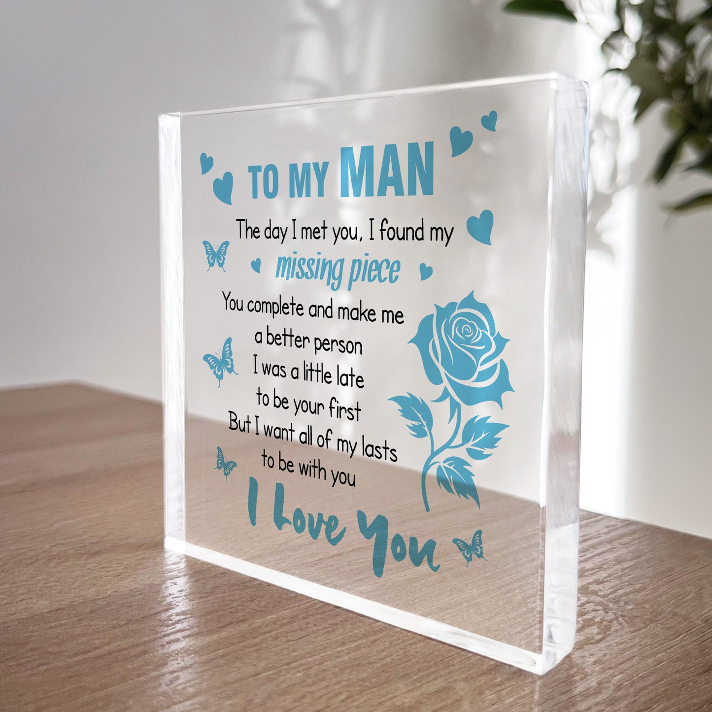 To My Man Gift For Boyfriend Husband Christmas Birthday Gift