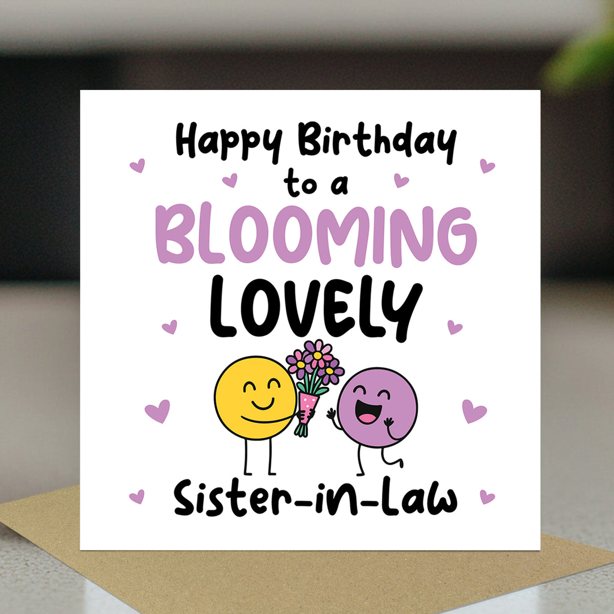 Happy Birthday Card For Sister In Law Blooming Lovely Sister