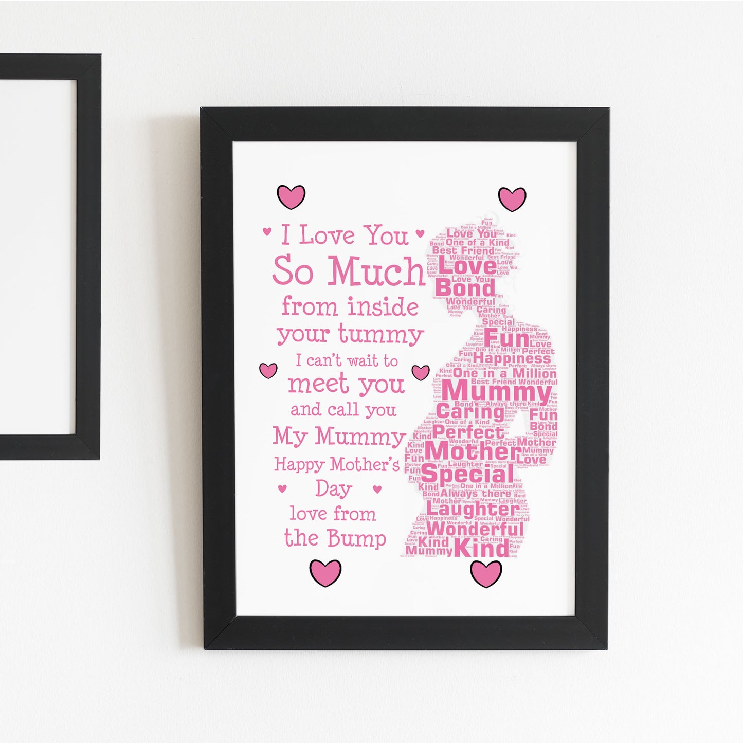 Mummy To Be Gift For Mothers Day From Bump Personalised Framed