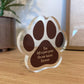 Pet Loss Gift Paw Print Gift Left Your Paw Prints Memorial