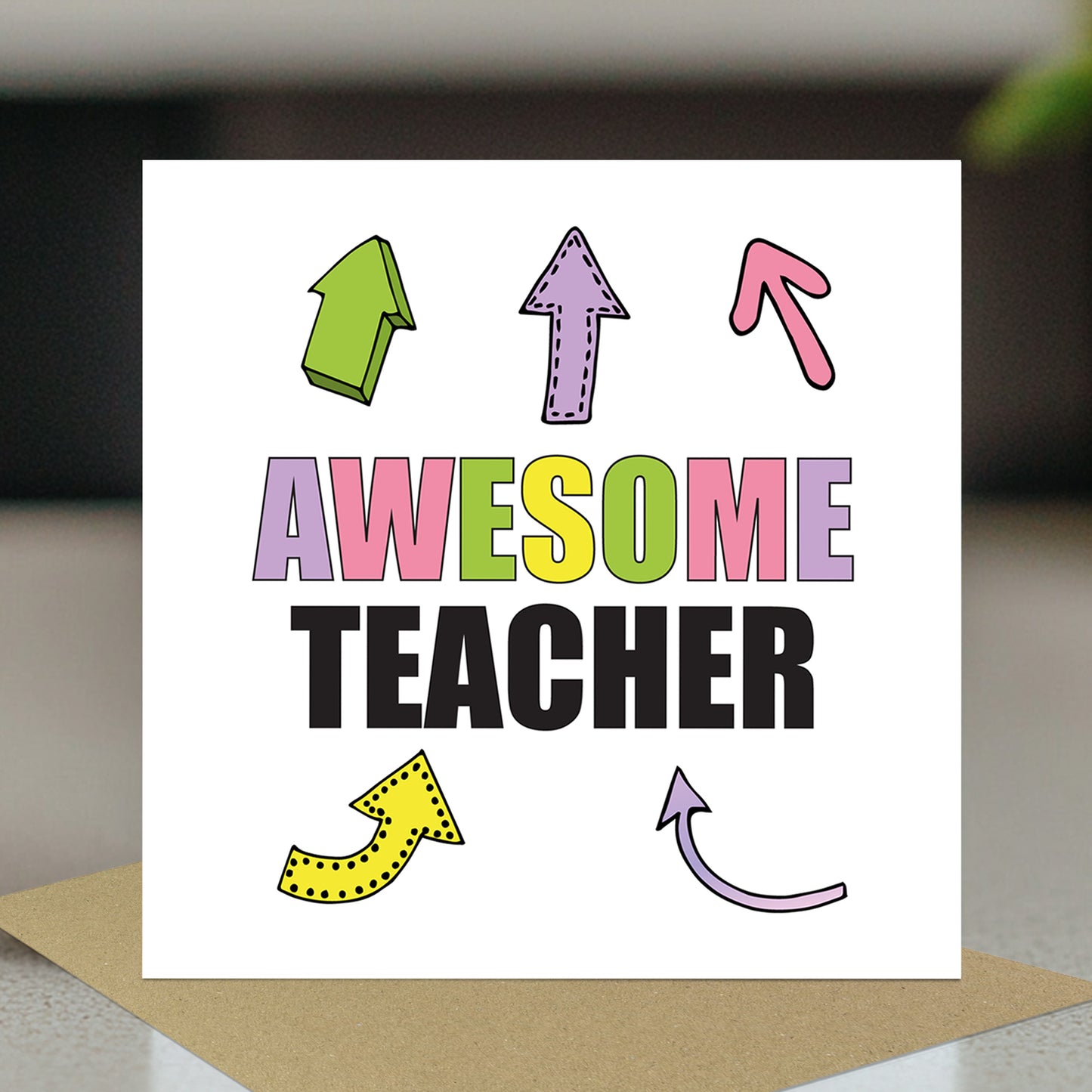 Card For Teacher AWESOME Teacher Card Teacher Appreciation Card