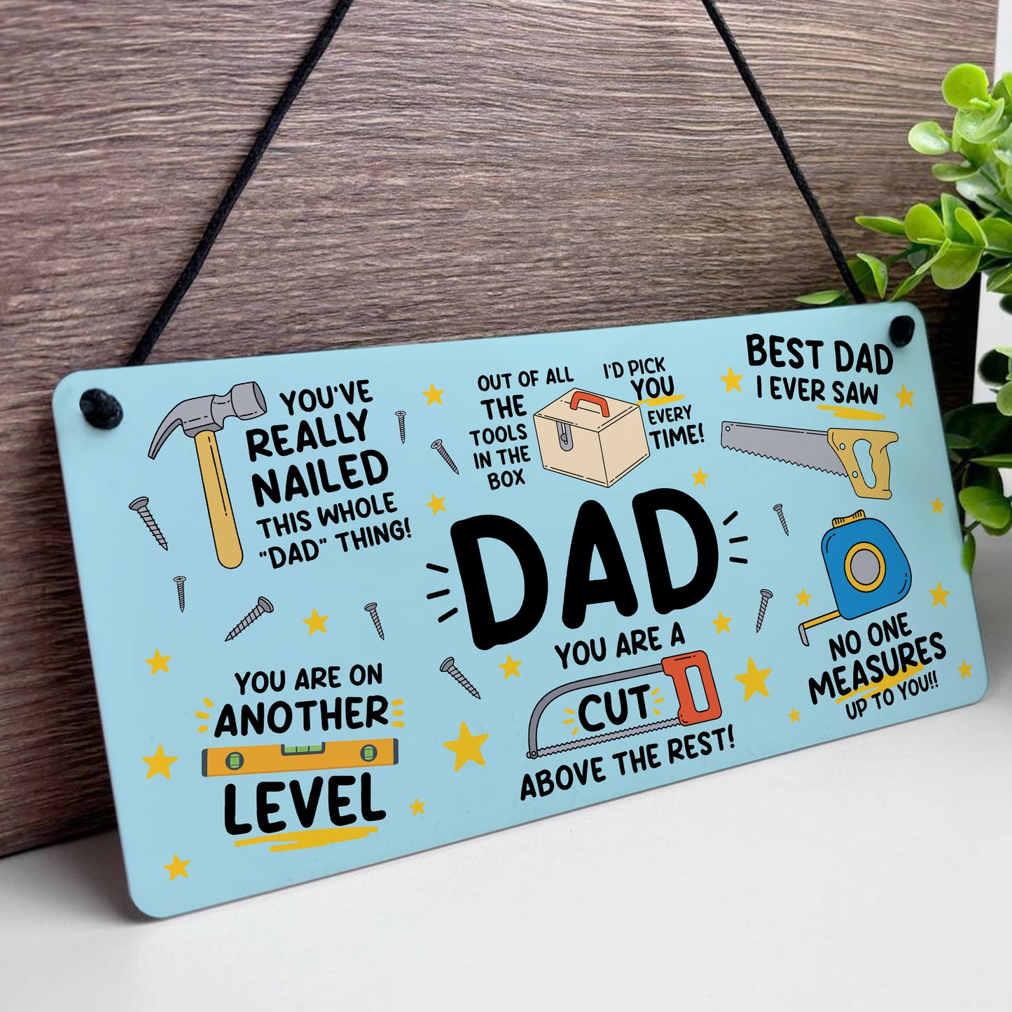 Fathers Day Birthday Gift For Dad Funny Hammer Tools DIY Dad