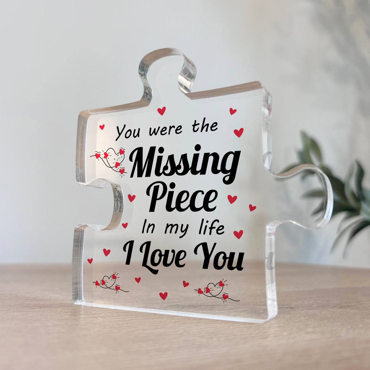 Gift For Boyfriend Girlfriend Husband Wife Missing Piece