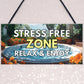 Hot Tub Stress Free Zone Novelty Hot Tub Accessories For Garden
