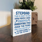 Funny Gift for Stepdad For Fathers Day Building Blocks Puzzle